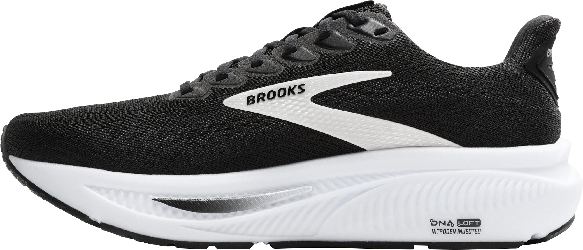 Brooks Ghost 17 Womens Running Shoes - Black - Image 3