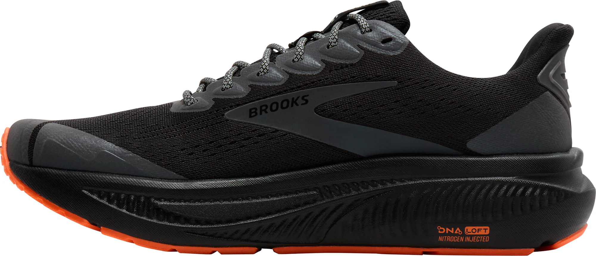 Brooks Ghost 17 Womens Running Shoes - Black - Image 3