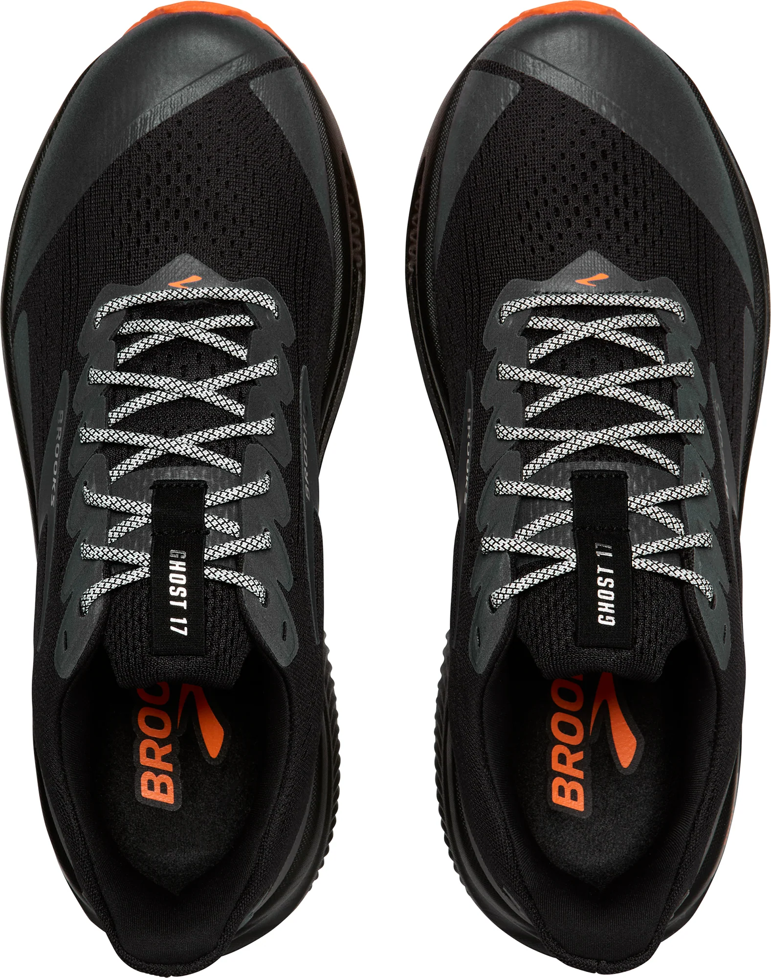 Brooks Ghost 17 Womens Running Shoes - Black - Image 4
