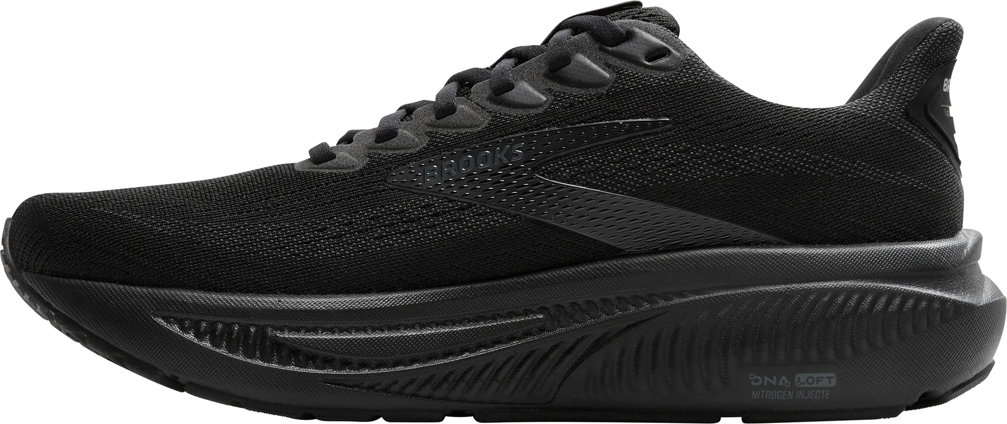 Brooks Ghost 17 Womens Running Shoes - Black - Image 3