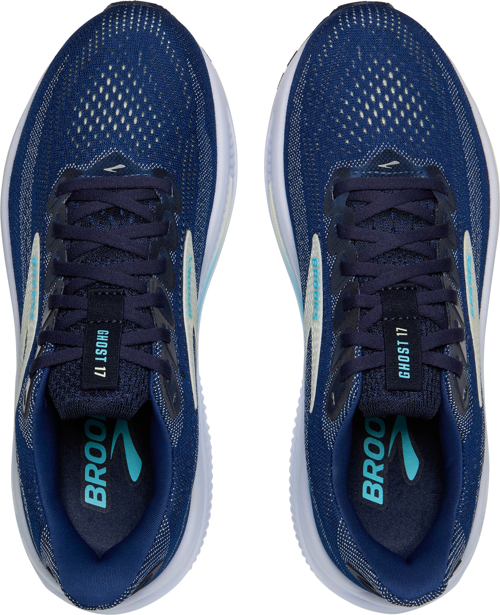 Brooks Ghost 17 Womens Running Shoes - Blue - Image 4