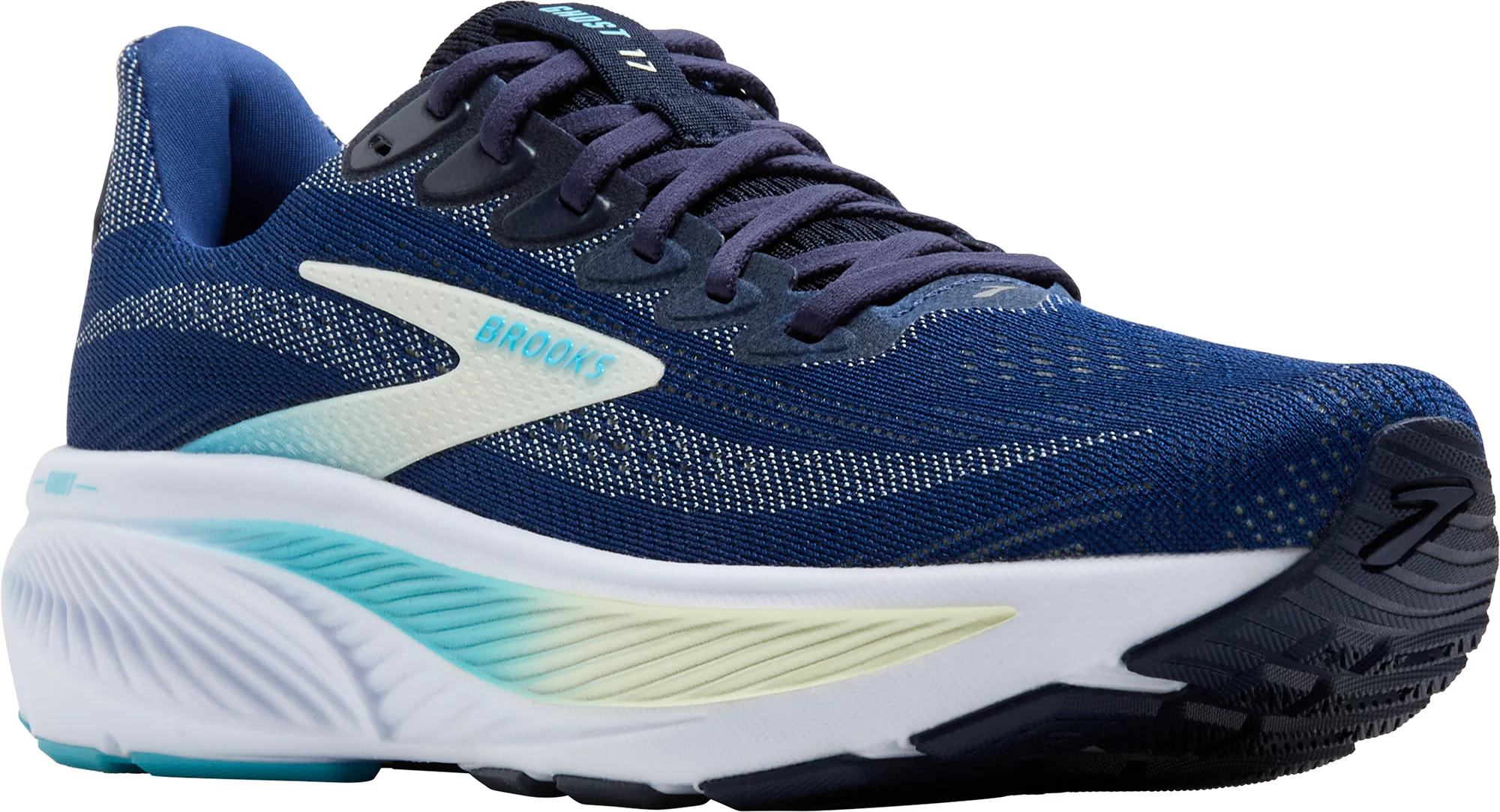 Brooks Ghost 17 Womens Running Shoes - Blue - Image 6