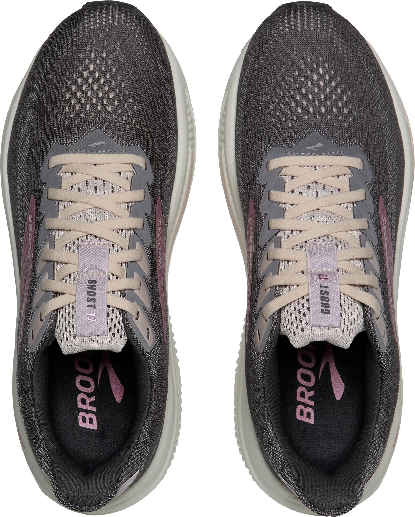 Brooks Ghost 17 Womens Running Shoes - Grey - Image 4