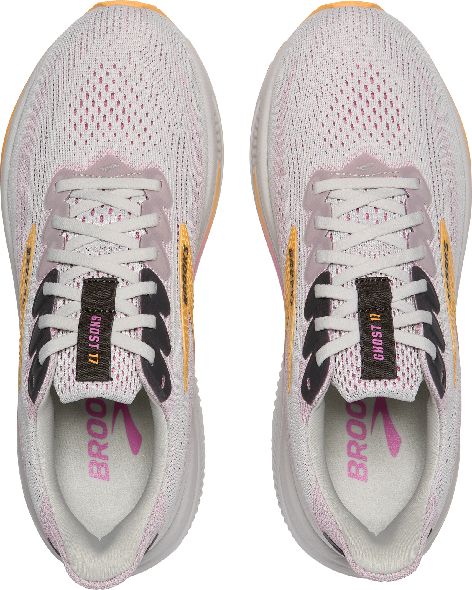 Brooks Ghost 17 Womens Running Shoes - Grey - Image 4