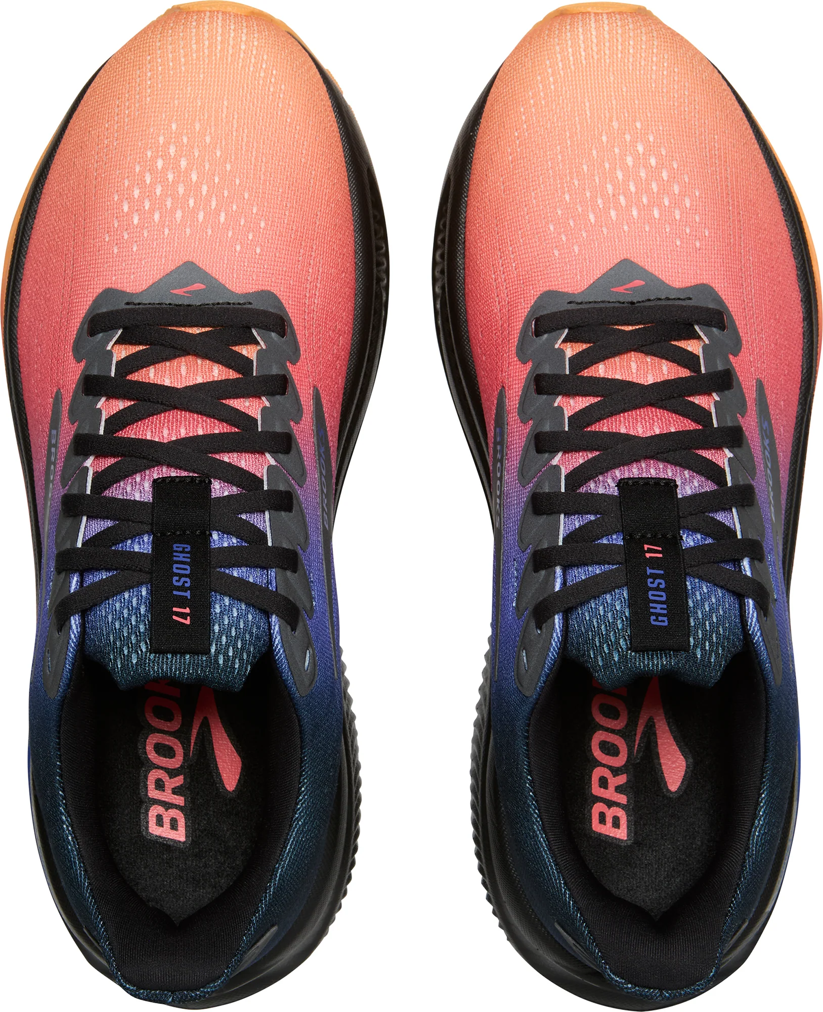 Brooks Ghost 17 Womens Running Shoes - Orange - Image 4