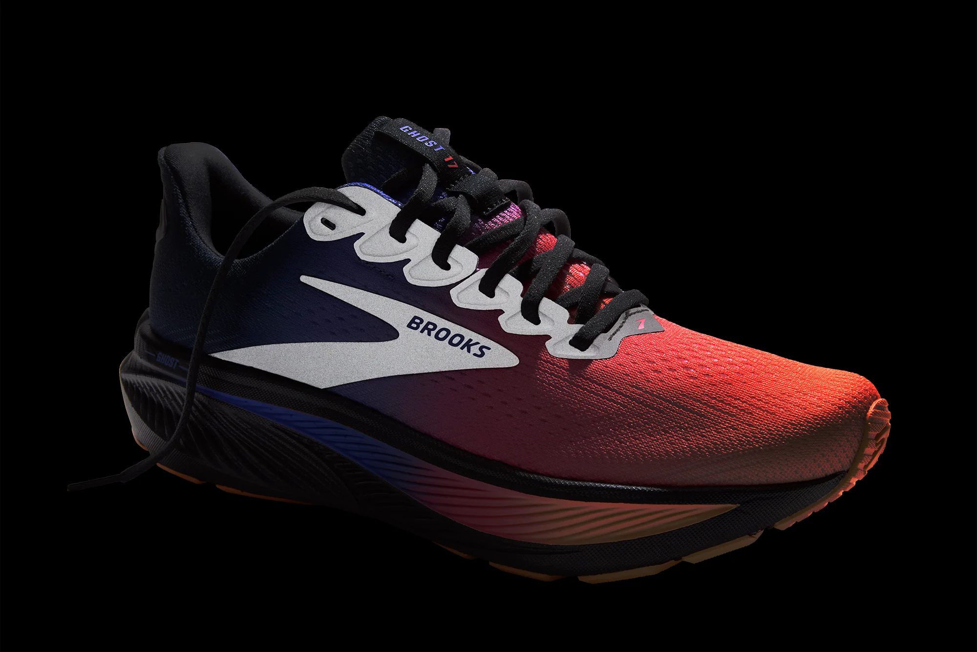 Brooks Ghost 17 Womens Running Shoes - Orange - Image 7