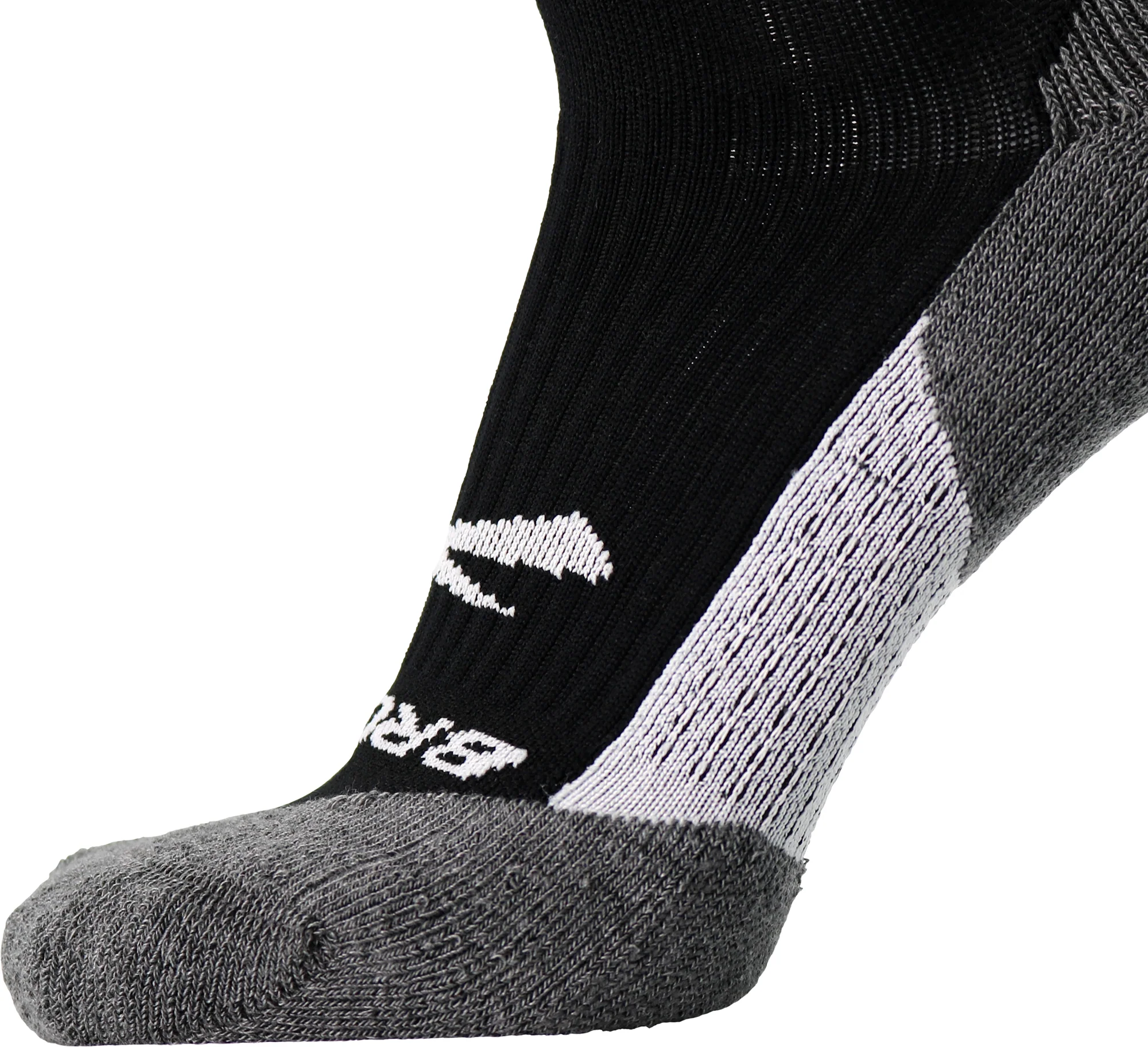 Brooks Ghost Crew Running Socks - Black - Image 4
