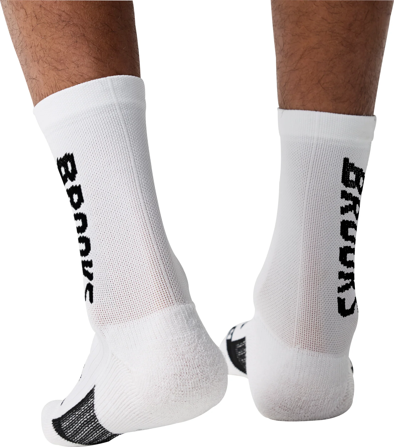 Brooks Ghost Crew Running Socks - White - Image 2