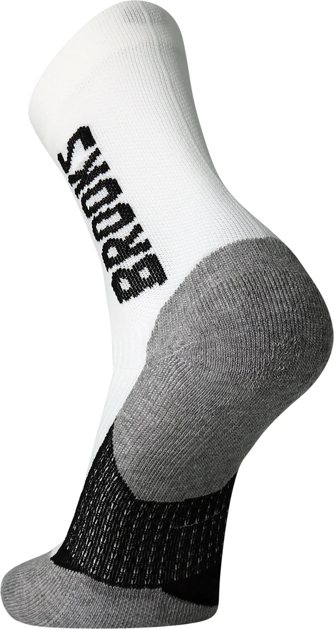 Brooks Ghost Crew Running Socks - White - Image 2