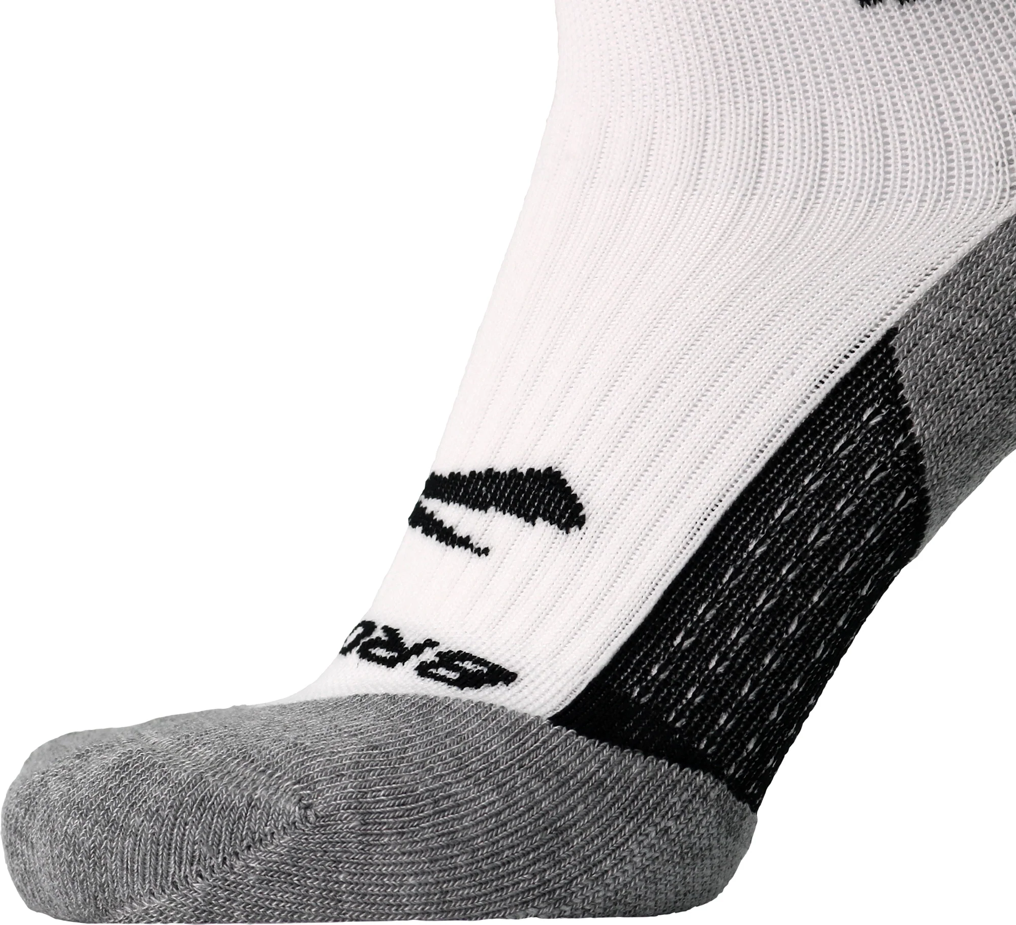 Brooks Ghost Crew Running Socks - White - Image 3