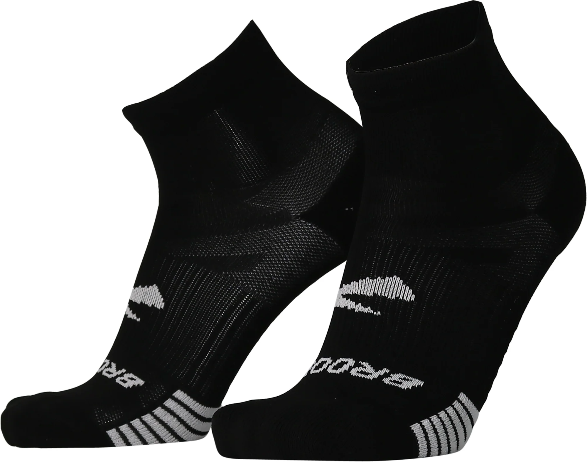 Brooks Ghost Lite Quarter (2 Pack) Running Socks - Black