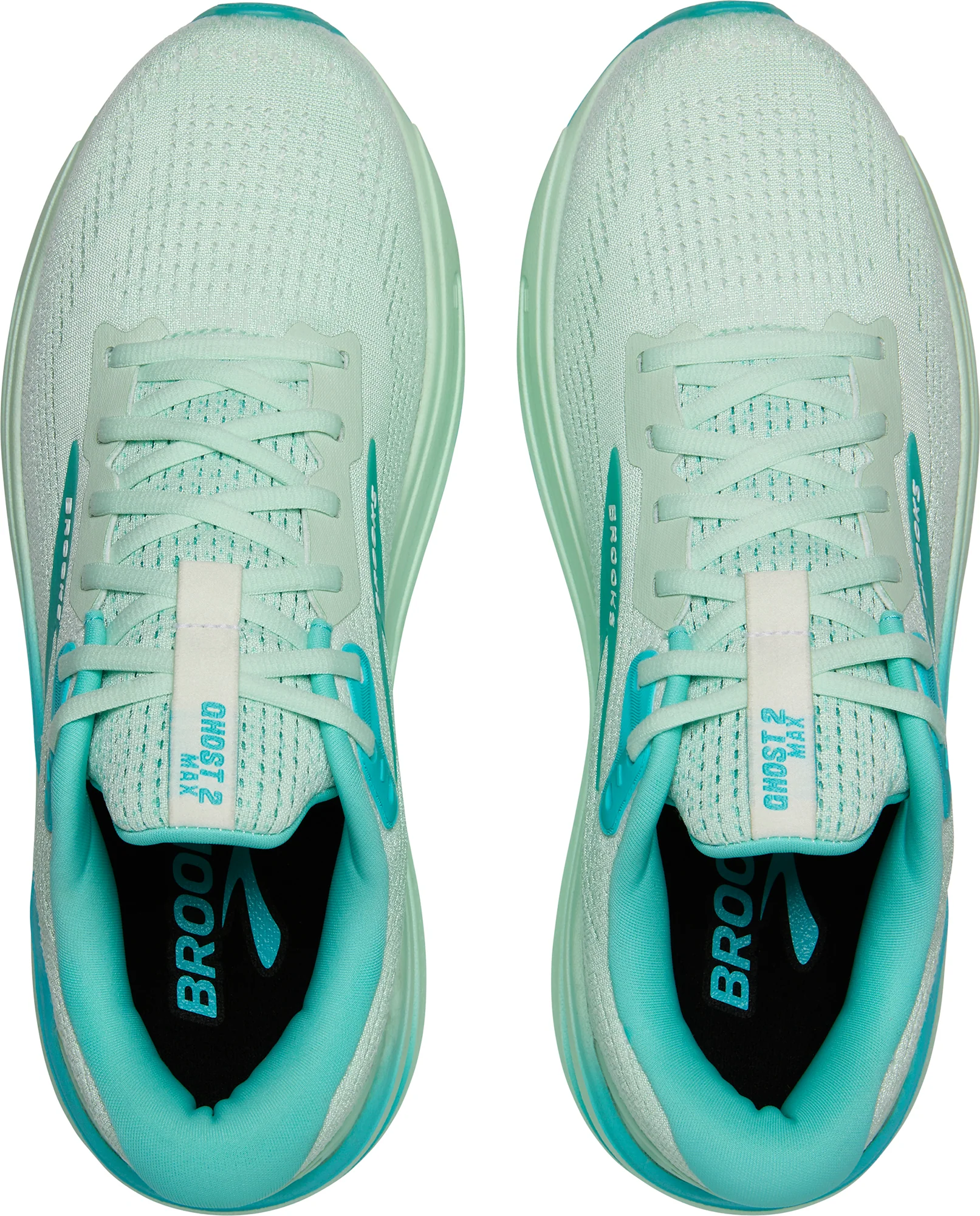 Brooks Ghost Max 2 Mens Running Shoes - Green - Image 4