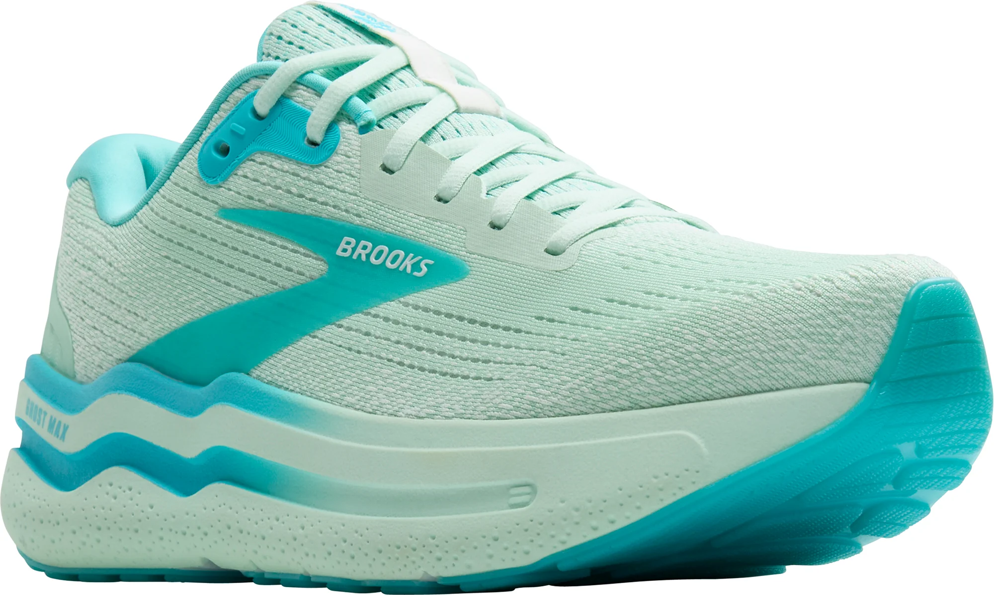 Brooks Ghost Max 2 Mens Running Shoes - Green - Image 6