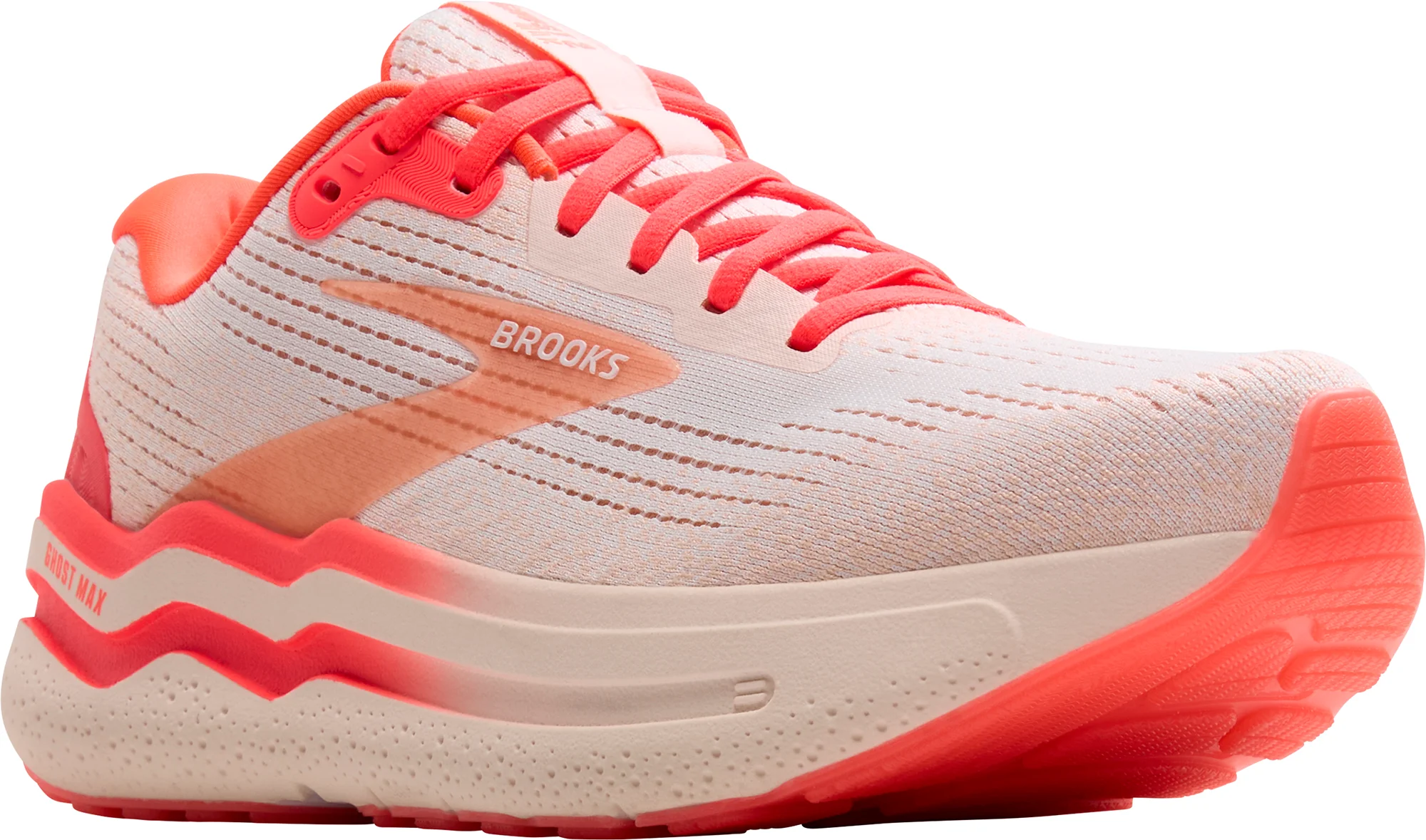 Brooks Ghost Max 2 Womens Running Shoes - Orange - Image 6
