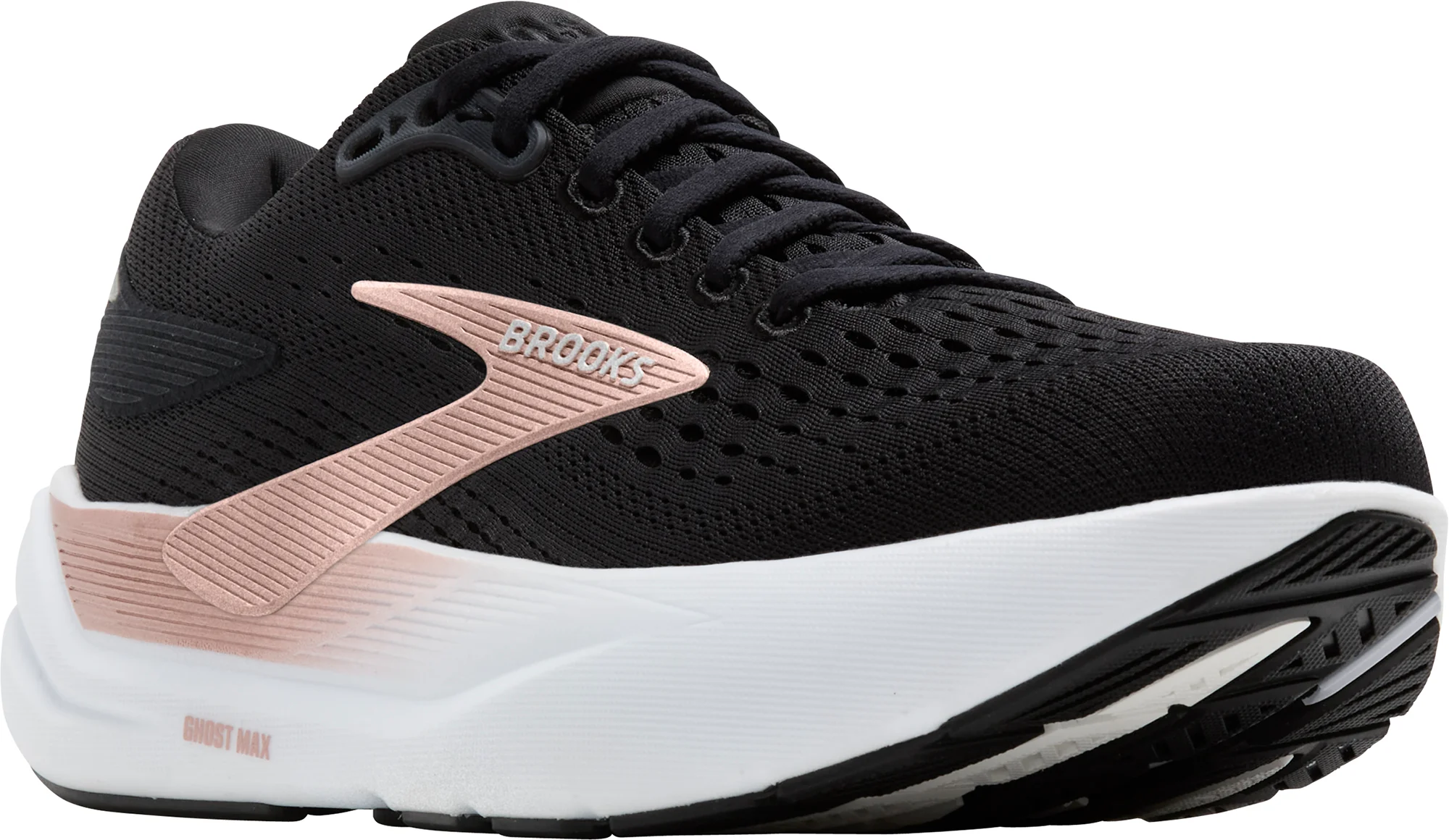 Brooks Ghost Max 3 WIDE FIT Womens Running Shoes - Black - Image 6