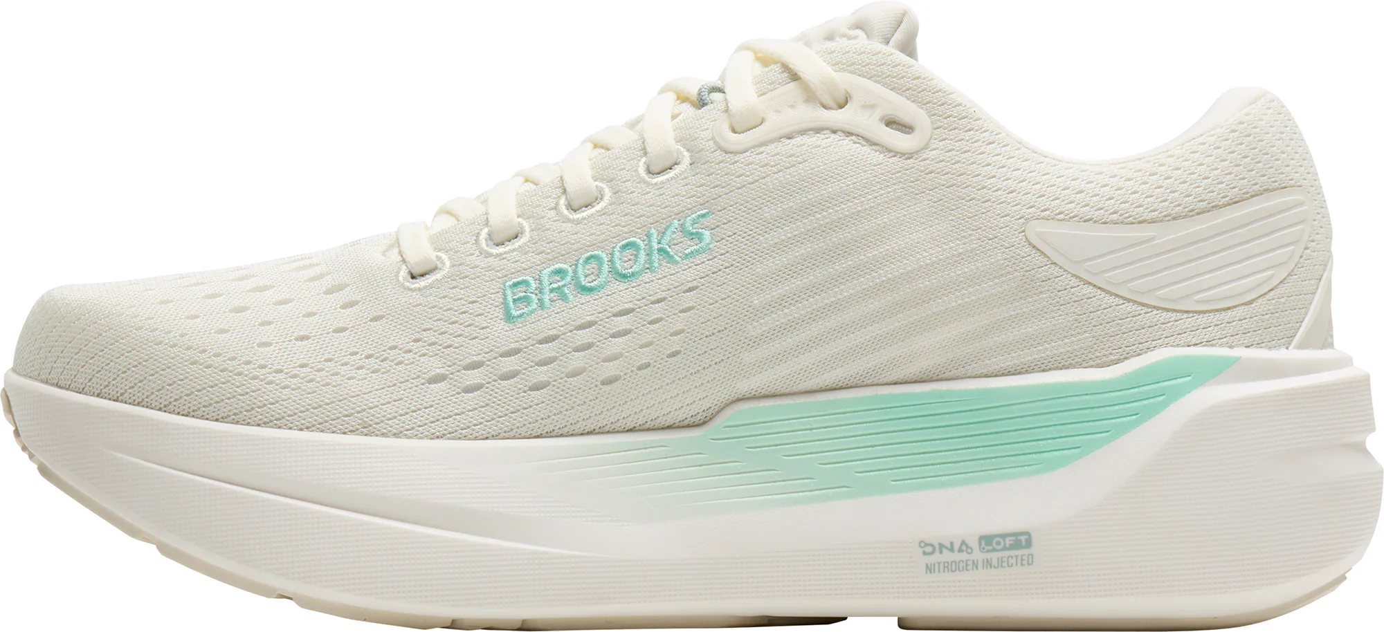 Brooks Ghost Max 3 Womens Running Shoes - Cream - Image 3