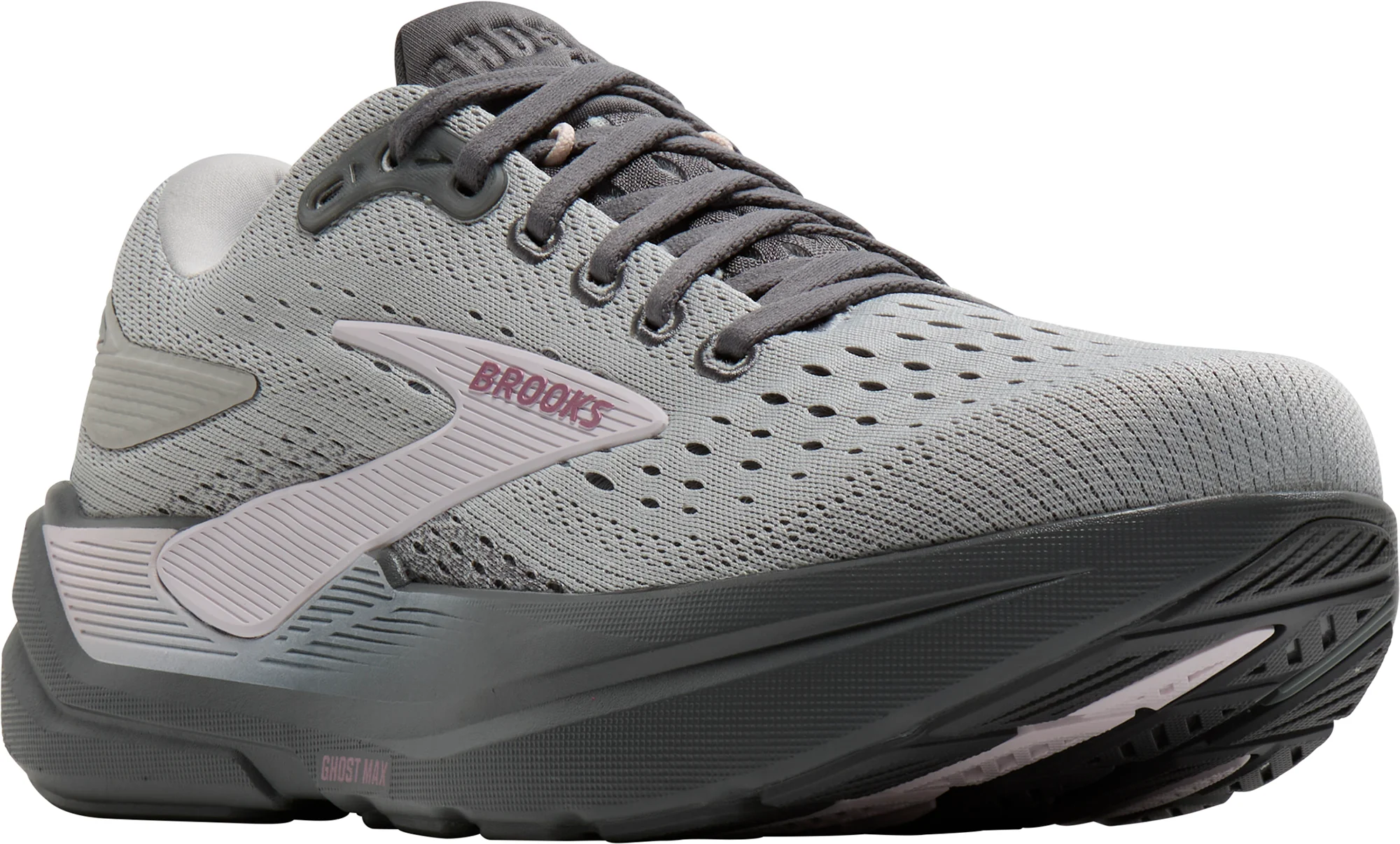 Brooks Ghost Max 3 Womens Running Shoes - Grey - Image 6
