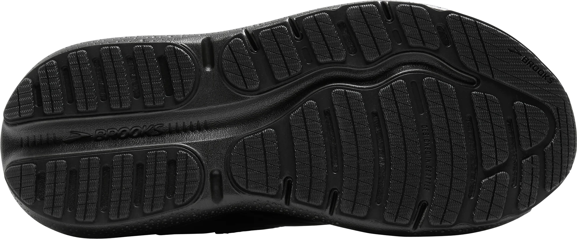 Brooks Ghost Max L Mens Walking Shoes - Black - Image 2
