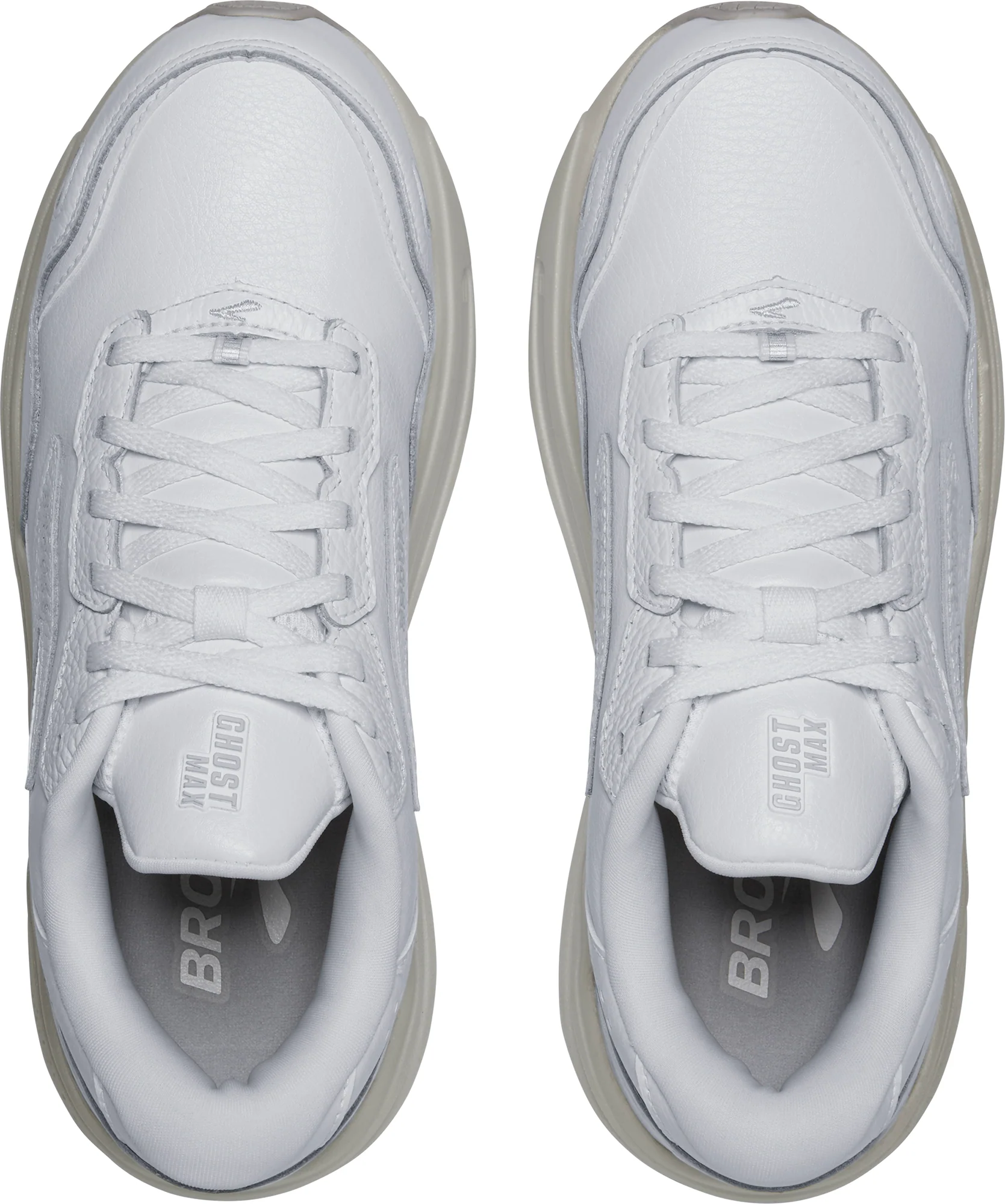 Brooks Ghost Max L Mens Walking Shoes - White - Image 4