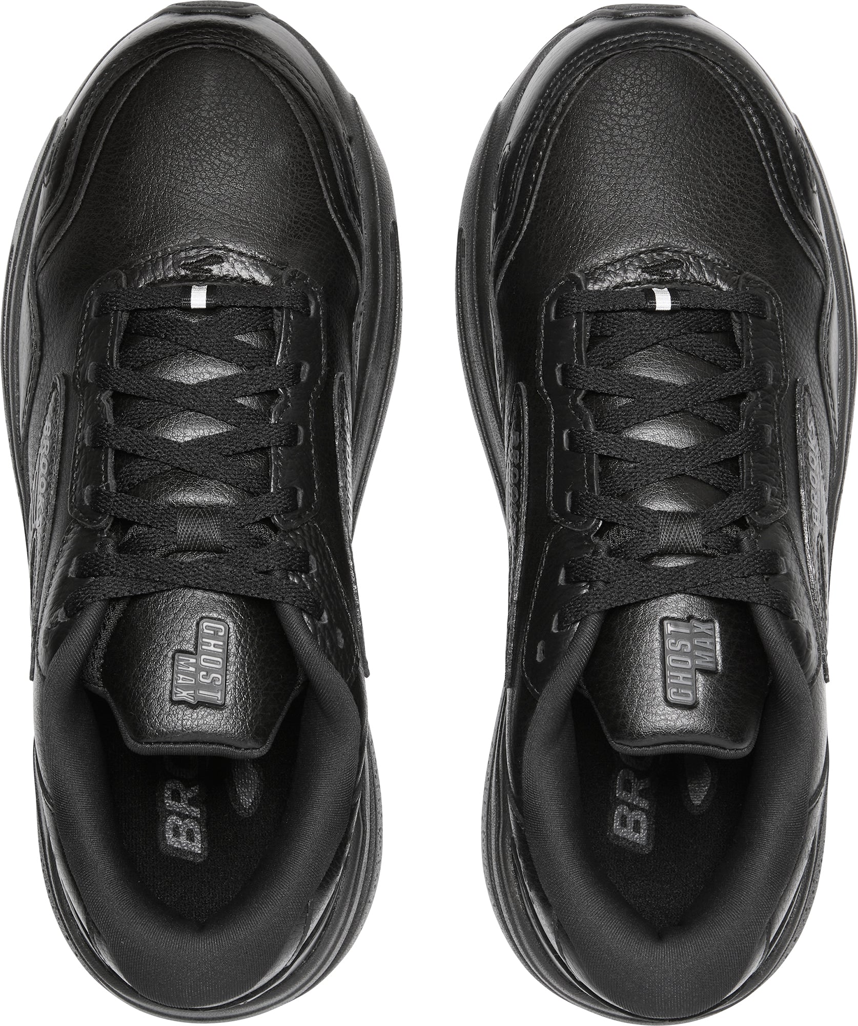Brooks Ghost Max L Womens Walking Shoes - Black - Image 4