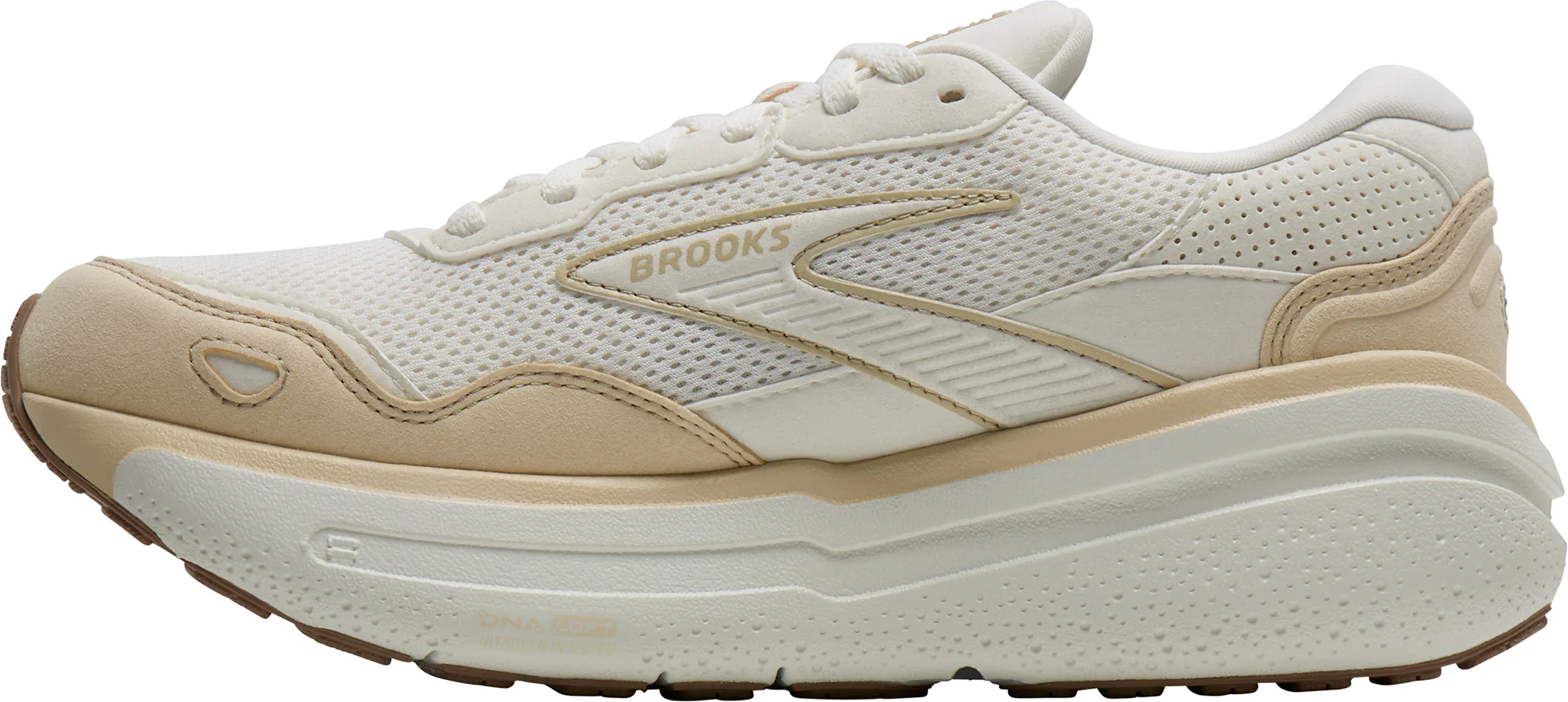 Brooks Ghost Max SE Womens Walking Shoes - Cream - Image 3