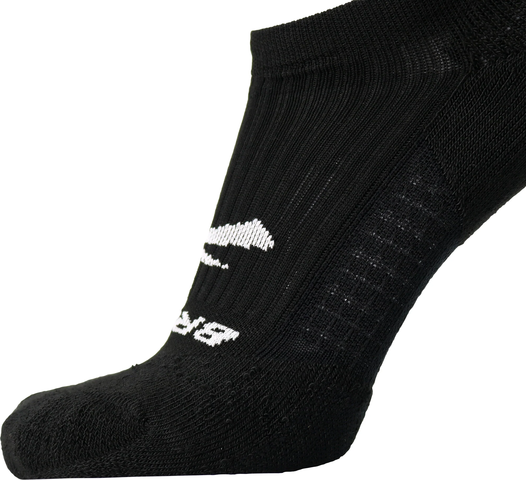 Brooks Ghost No Show Running Socks - Black - Image 3