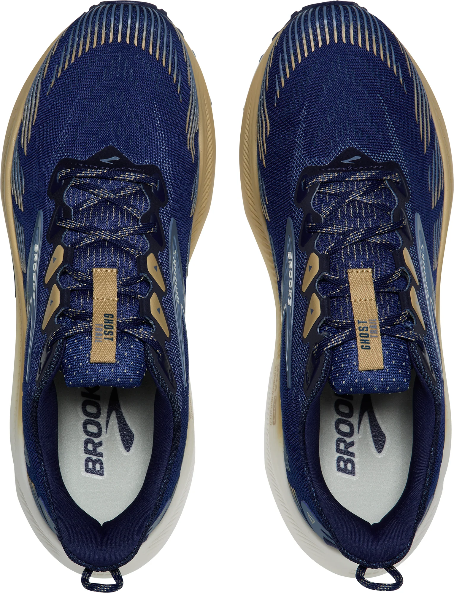 Brooks Ghost Trail Mens Running Shoes - Blue - Image 4