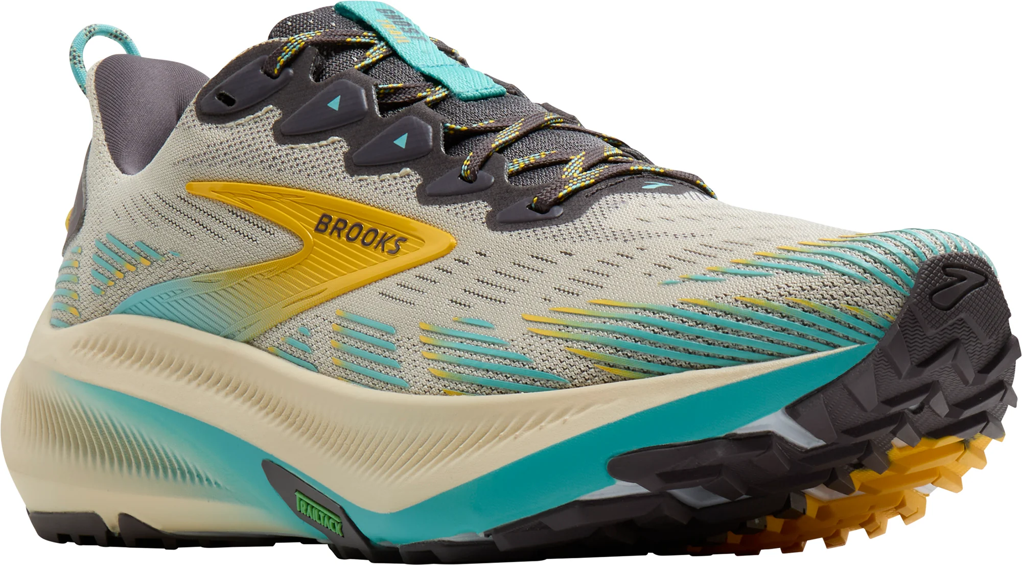 Brooks Ghost Trail Mens Running Shoes - Grey - Image 6