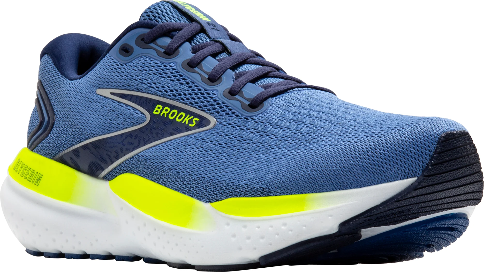 Brooks Glycerin 21 Mens Running Shoes - Blue - Image 6