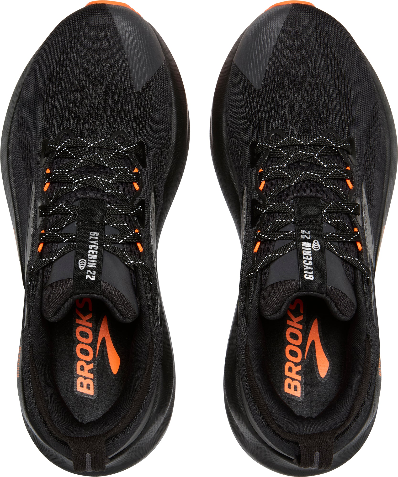 Brooks Glycerin 22 Mens Running Shoes - Black - Image 4