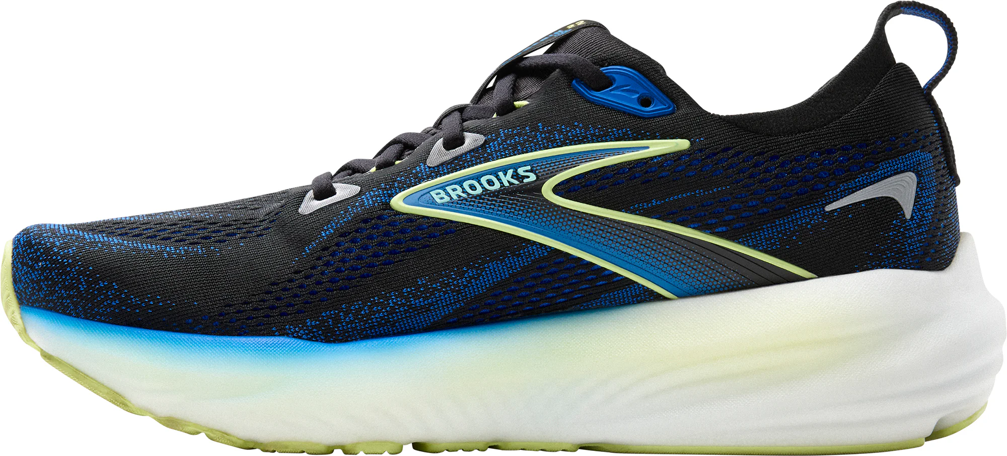 Brooks Glycerin 22 WIDE FIT Mens Running Shoes - Black - Image 3