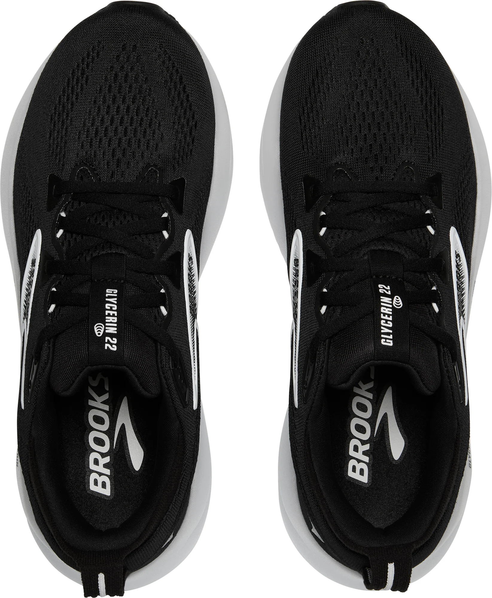 Brooks Glycerin 22 WIDE FIT Womens Running Shoes - Black - Image 4