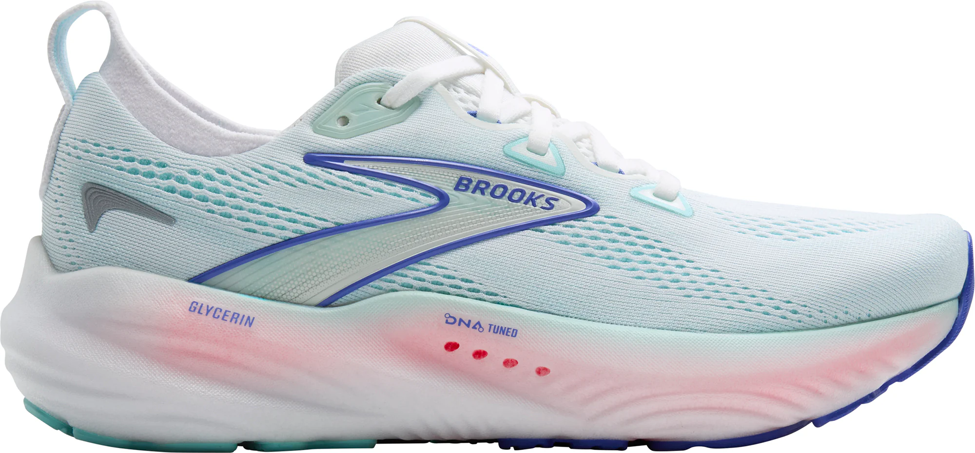 Brooks Glycerin 22 WIDE FIT Womens Running Shoes - White