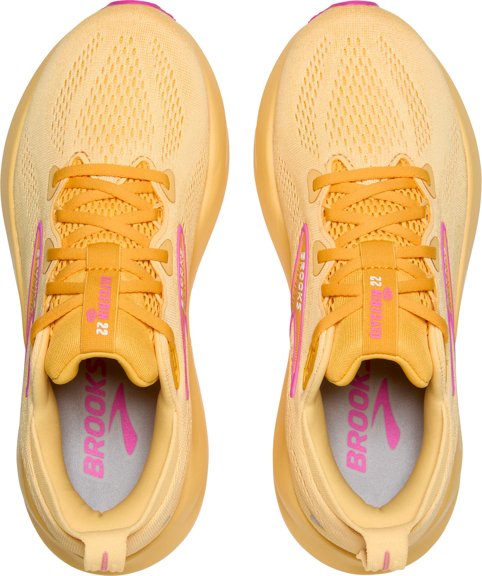 Brooks Glycerin 22 Womens Running Shoes - Orange - Image 4