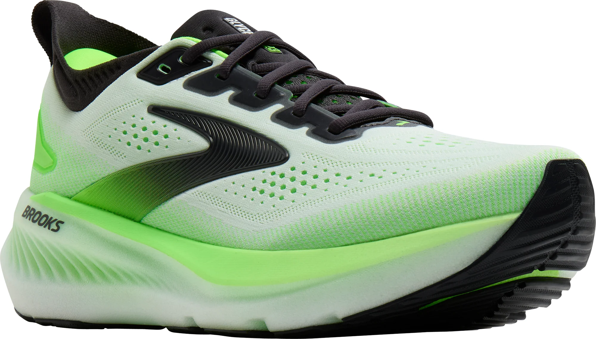 Brooks Glycerin 23 Mens Running Shoes - Green - Image 6