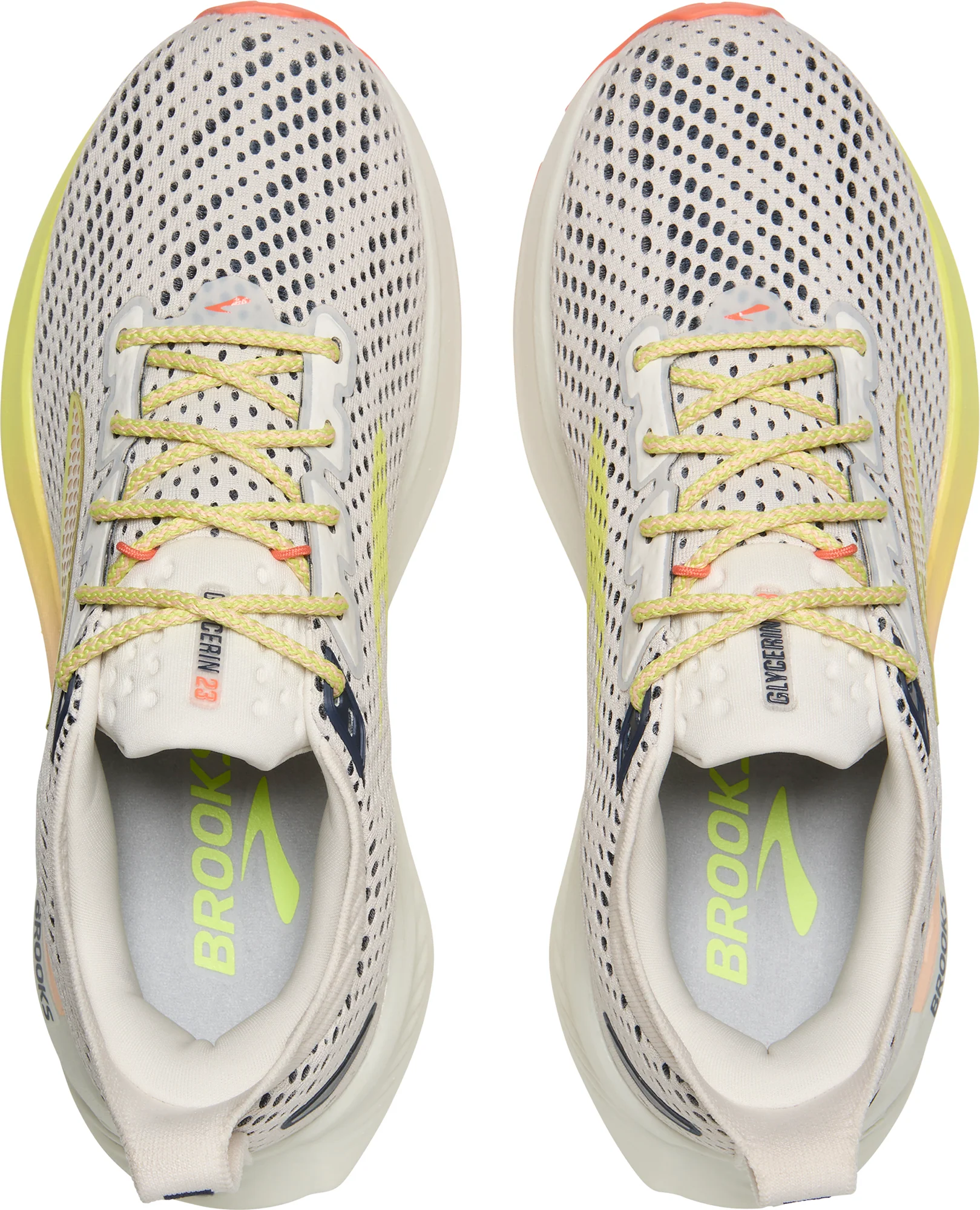 Brooks Glycerin 23 Womens Running Shoes - Cream - Image 4