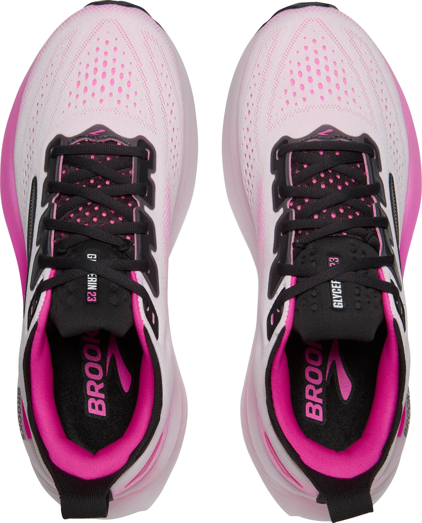 Brooks Glycerin 23 Womens Running Shoes - Pink - Image 4