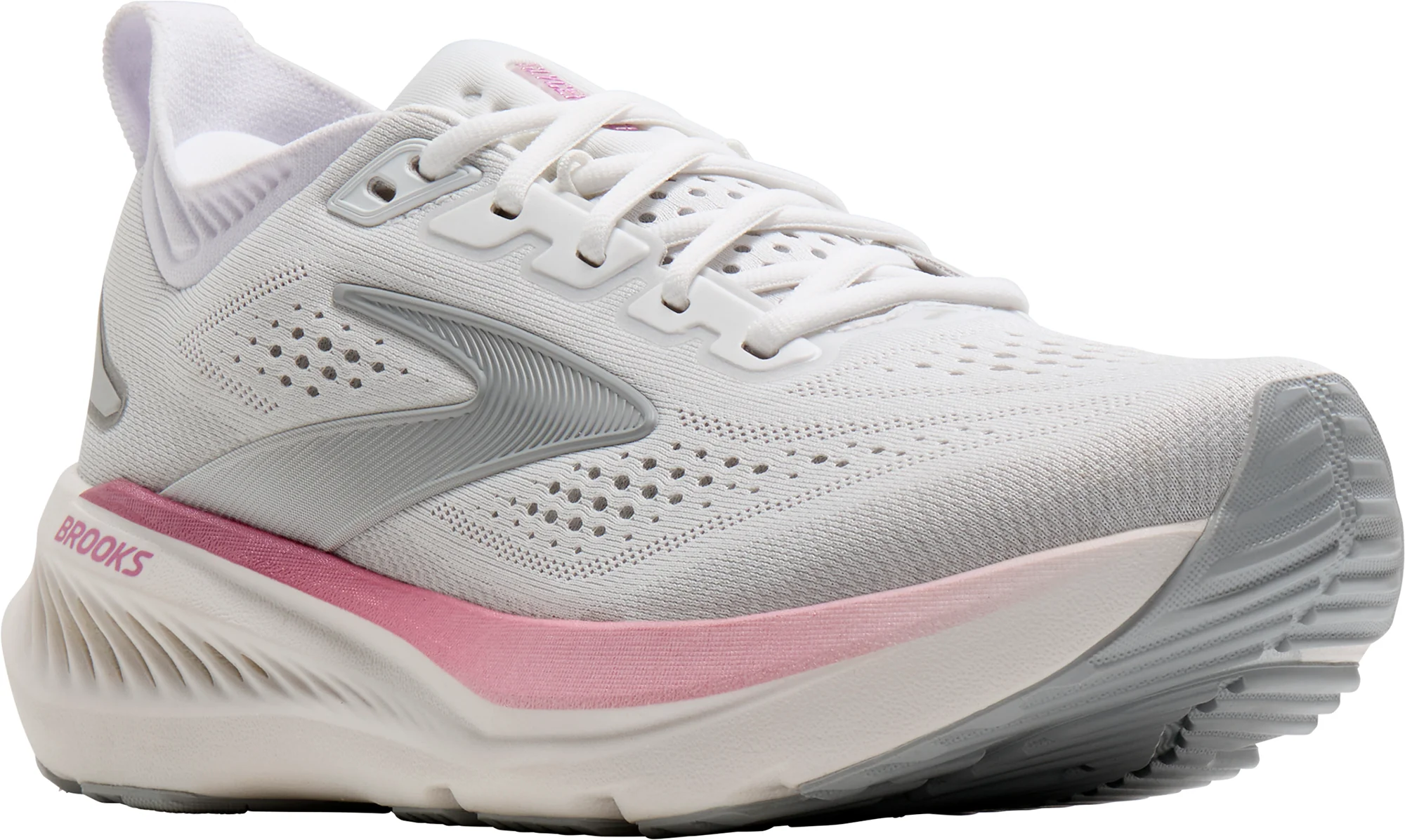 Brooks Glycerin 23 Womens Running Shoes - White - Image 6