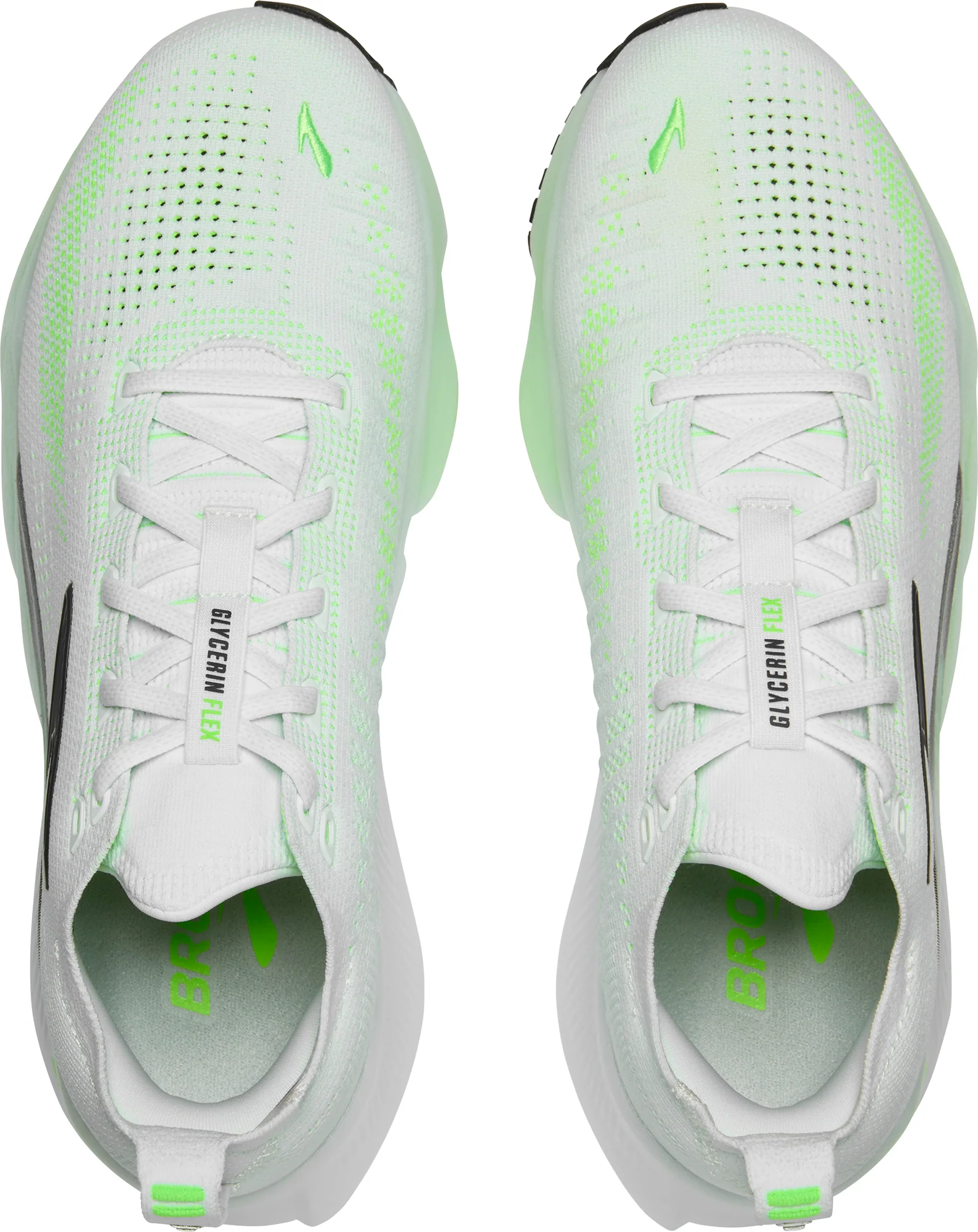 Brooks Glycerin Flex Mens Running Shoes - White - Image 4