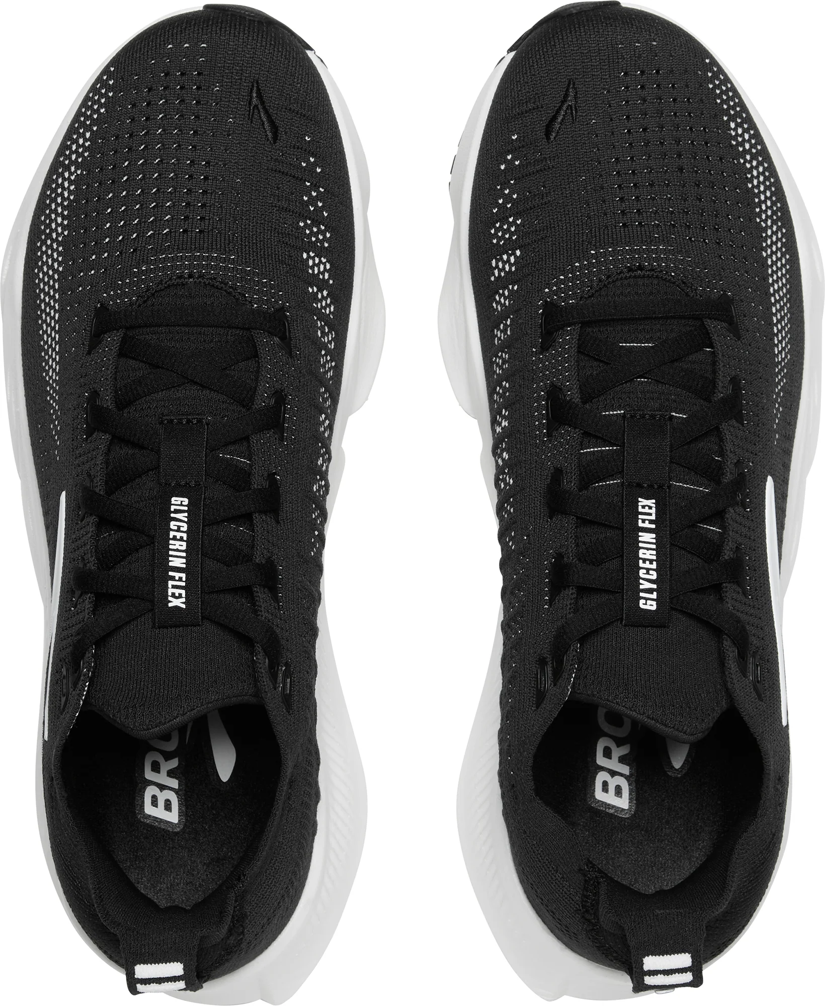Brooks Glycerin Flex Womens Running Shoes - Black - Image 4