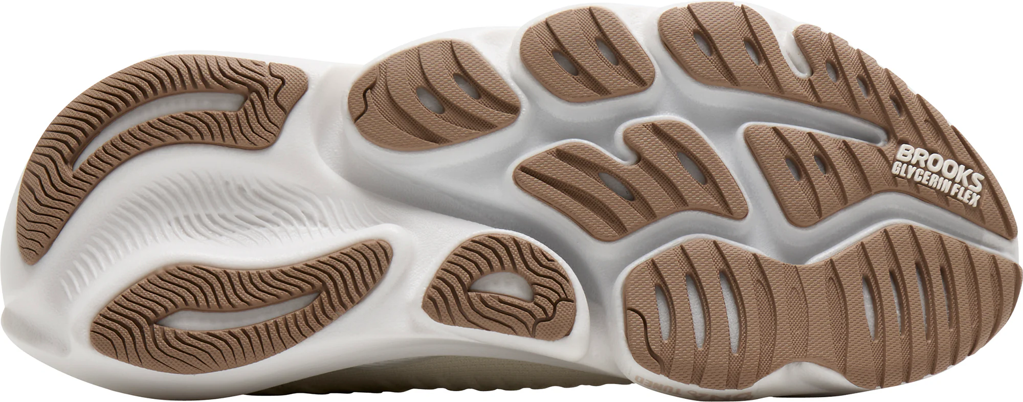 Brooks Glycerin Flex Womens Running Shoes - Cream - Image 2