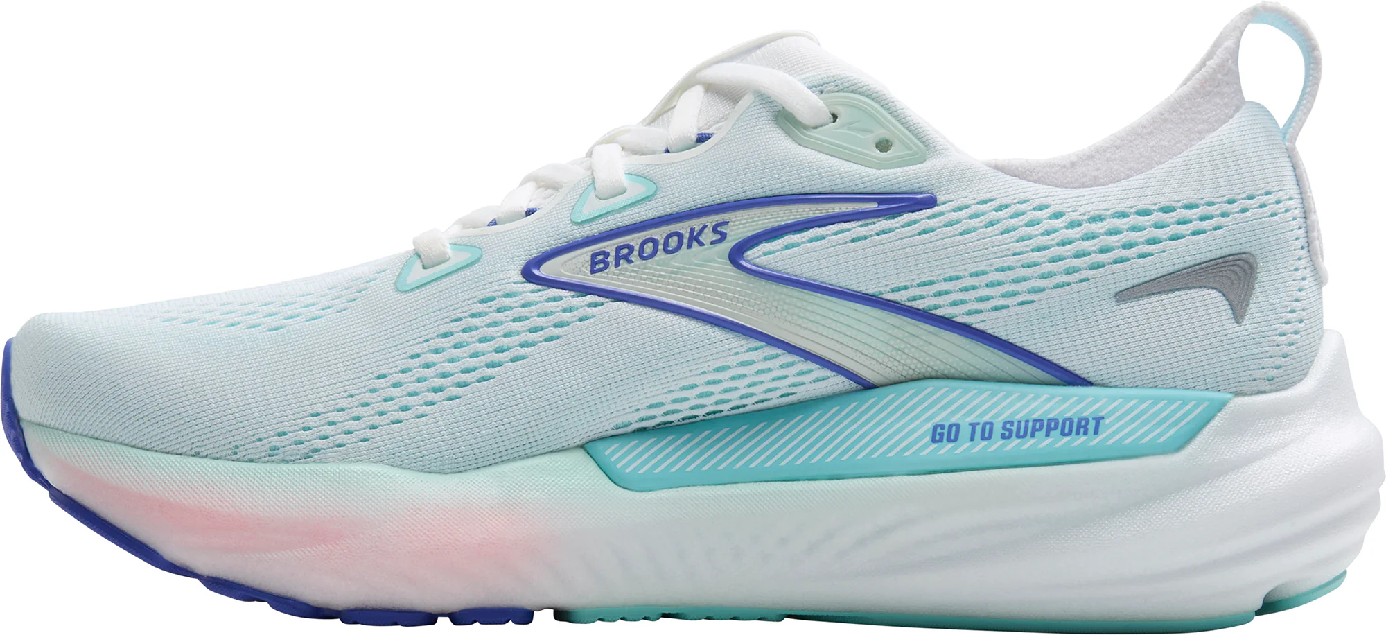 Brooks Glycerin GTS 22 Womens Running Shoes - Green - Image 3