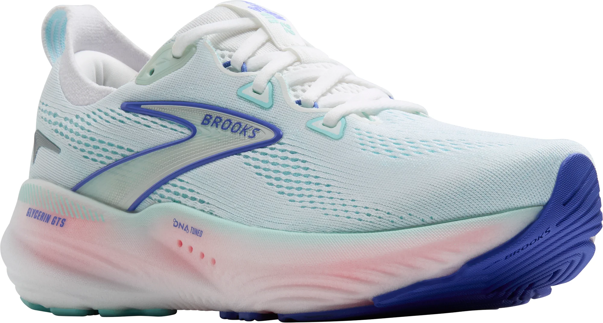 Brooks Glycerin GTS 22 Womens Running Shoes - Green - Image 6