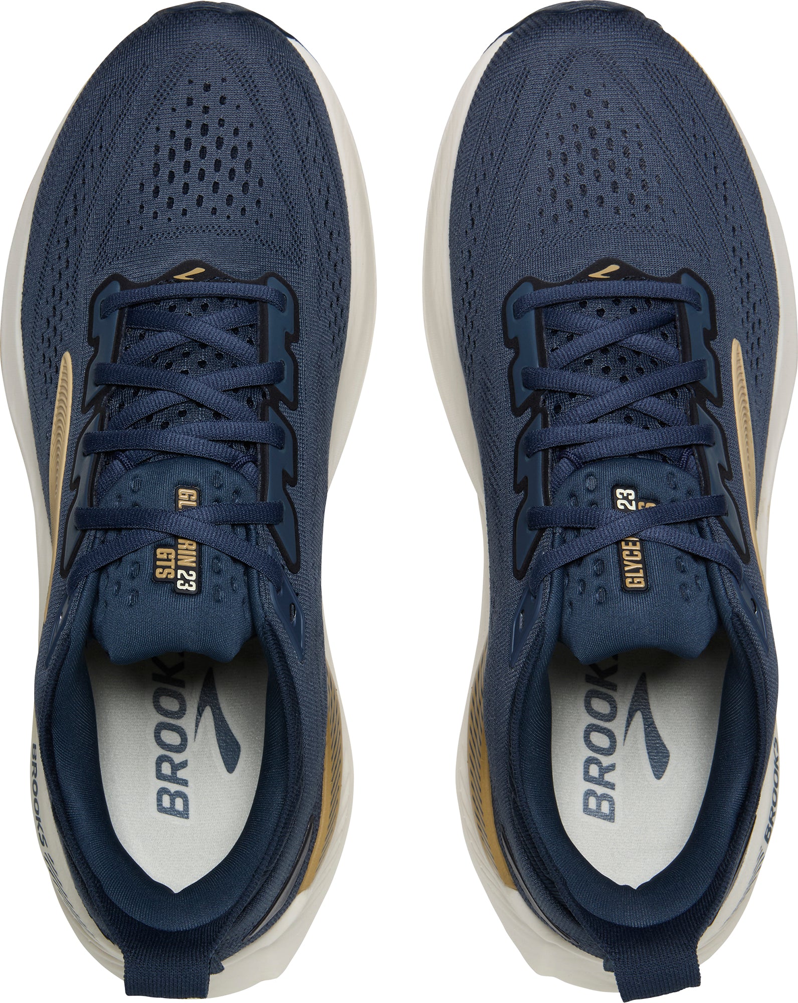Brooks Glycerin GTS 23 Mens Running Shoes - Blue - Image 4