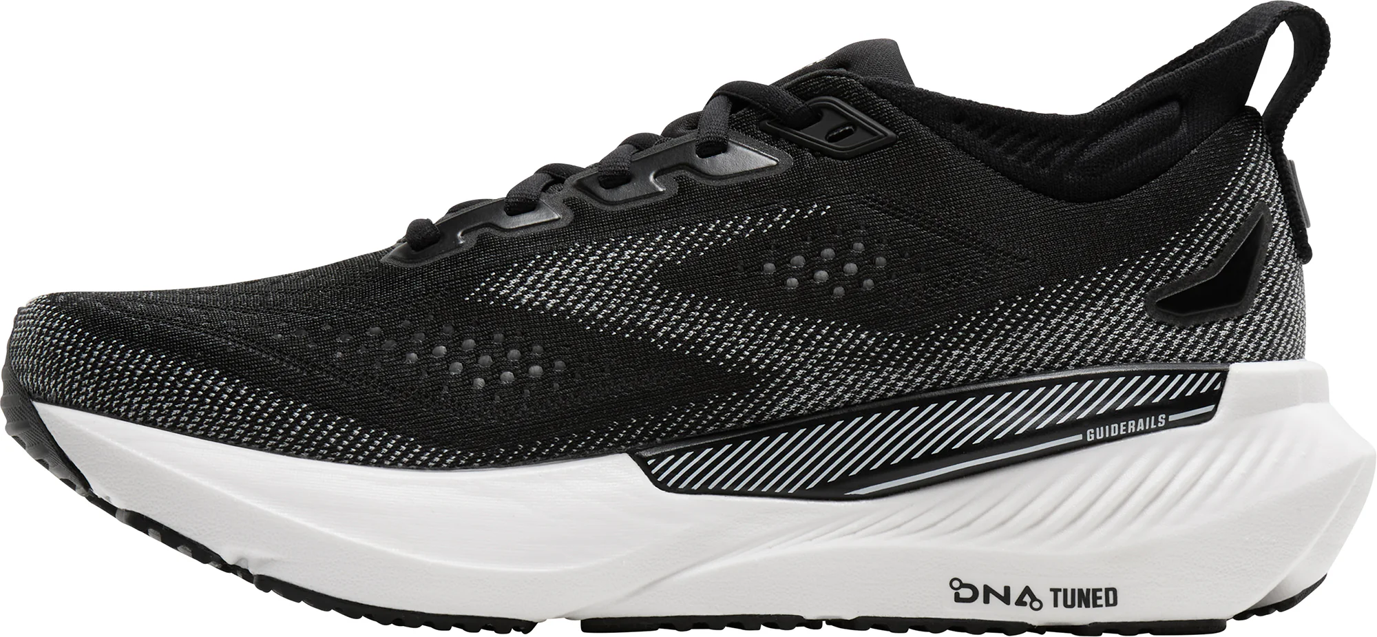 Brooks Glycerin GTS 23 WIDE FIT Mens Running Shoes - Black - Image 3