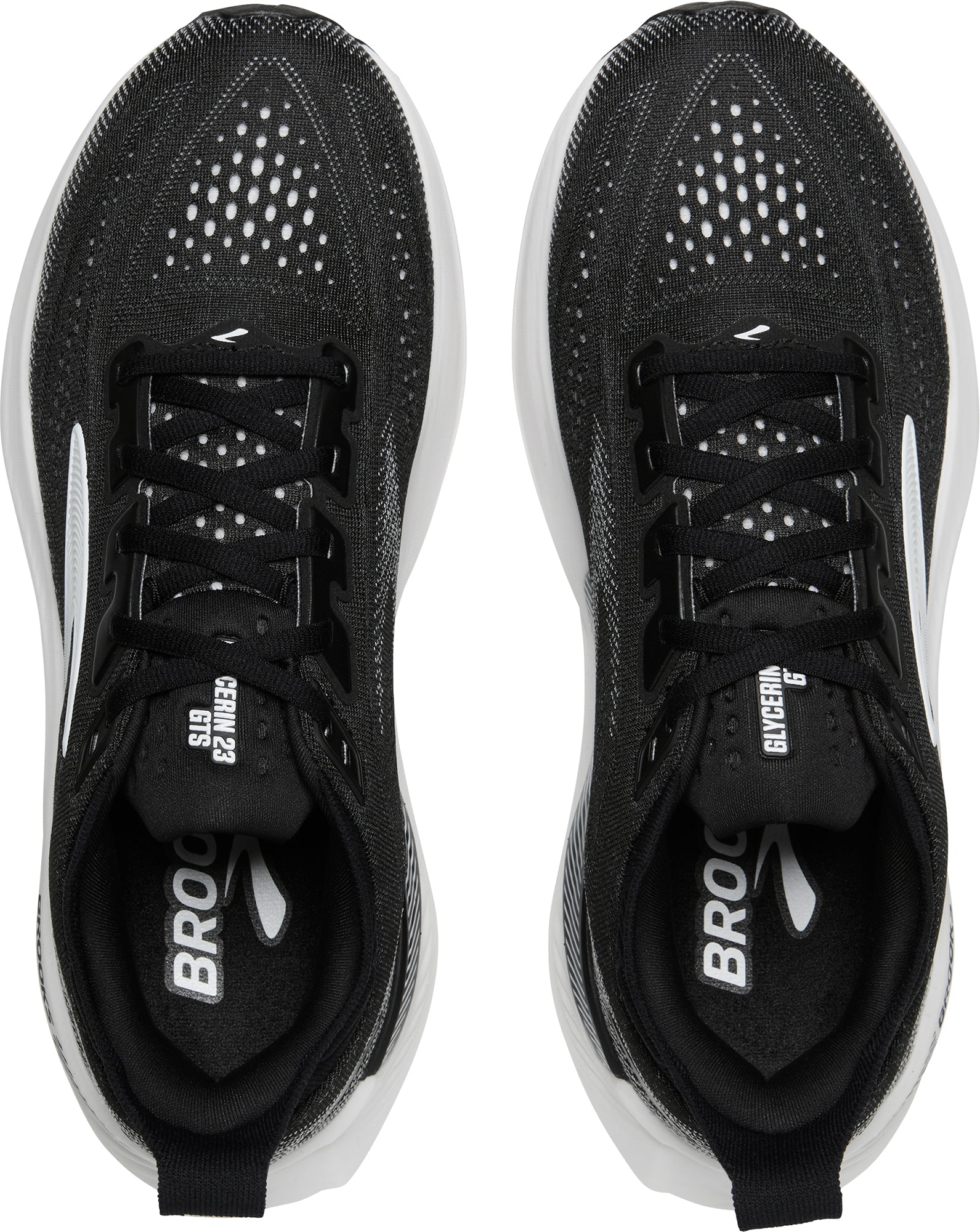 Brooks Glycerin GTS 23 WIDE FIT Womens Running Shoes - Black - Image 4