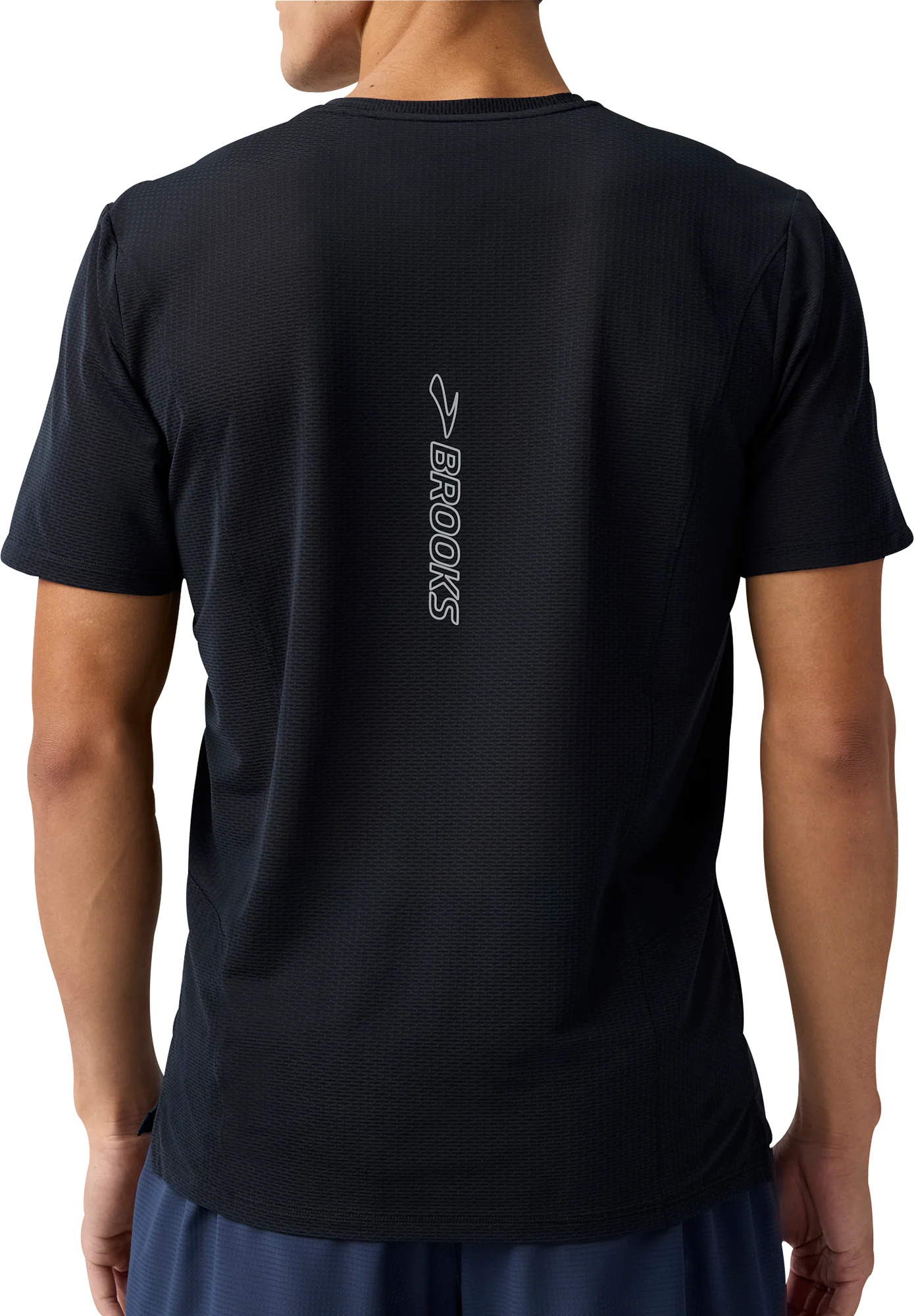Brooks High Point 2.0 Short Sleeve Mens Running Top - Black - Image 2