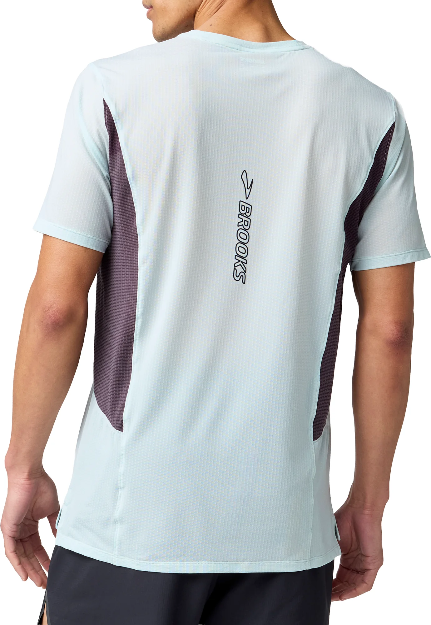Brooks High Point 2.0 Short Sleeve Mens Running Top - Blue - Image 2