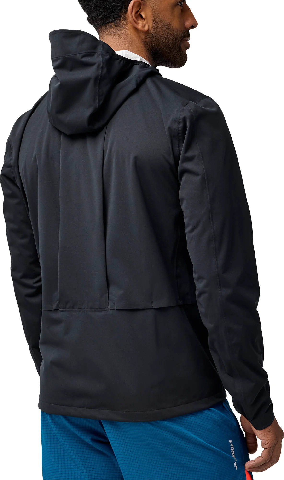 Brooks High Point 2.0 Waterproof Mens Running Jacket - Black - Image 2
