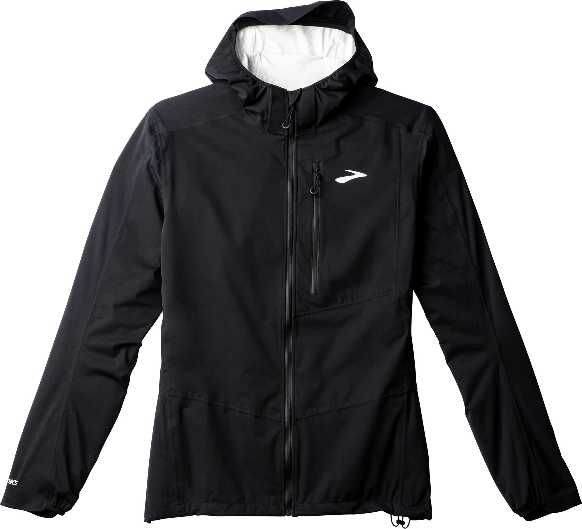 Brooks High Point 2.0 Waterproof Mens Running Jacket - Black - Image 3